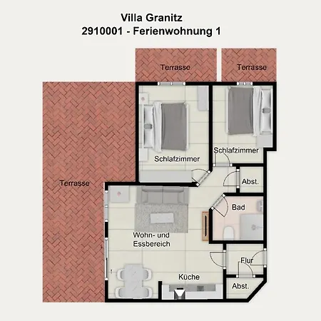公寓 Granitz 1 *